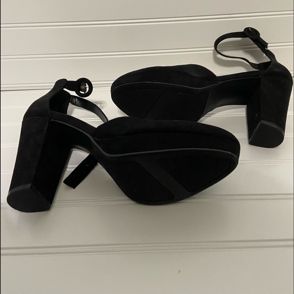 Lauren Conrad chunky closed toe. Never worn. Suede/velvet Size 8.5 - Picture 2 of 6